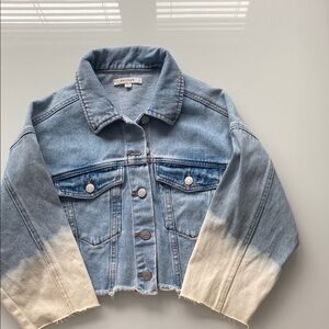 PAC Sun Denim Jacket with Ombre Sleeves